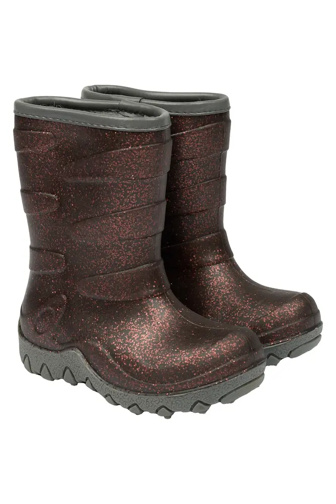 Termostøvle - Glitter - French Roast - 26