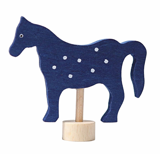 Grimms Dekorativ Figur - Blå Hest