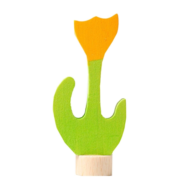 Grimms Dekorativ Figur - Gul Tulipan