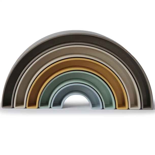 Mushie Regnbue Hillside - Stablelegetøj