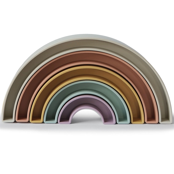 Mushie Regnbue Tropical - Stablelegetøj