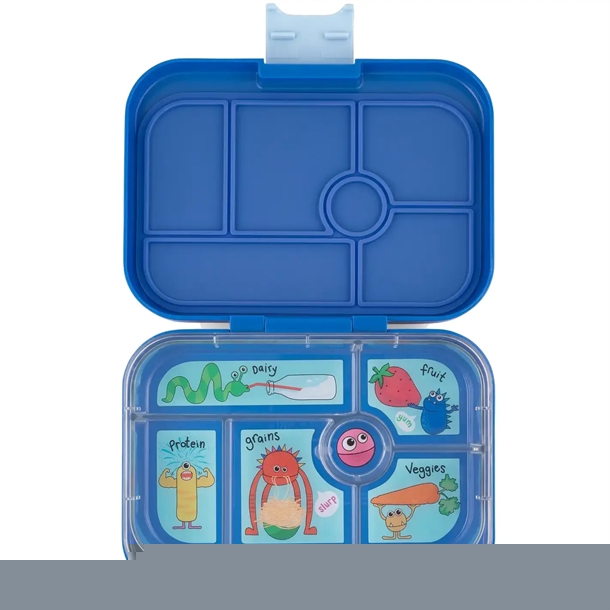 Yumbox Madkasse Bento Original - 6 Rum - True Blue M Monstre