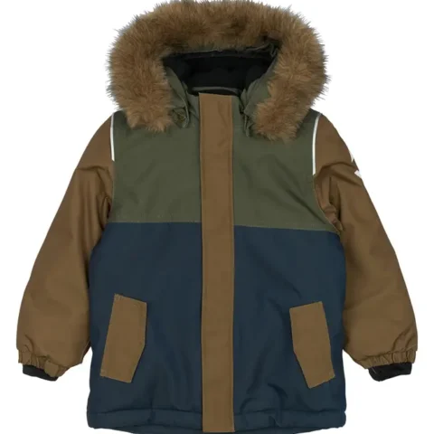 Anorak Jakke - Olive Night - 98 Cm