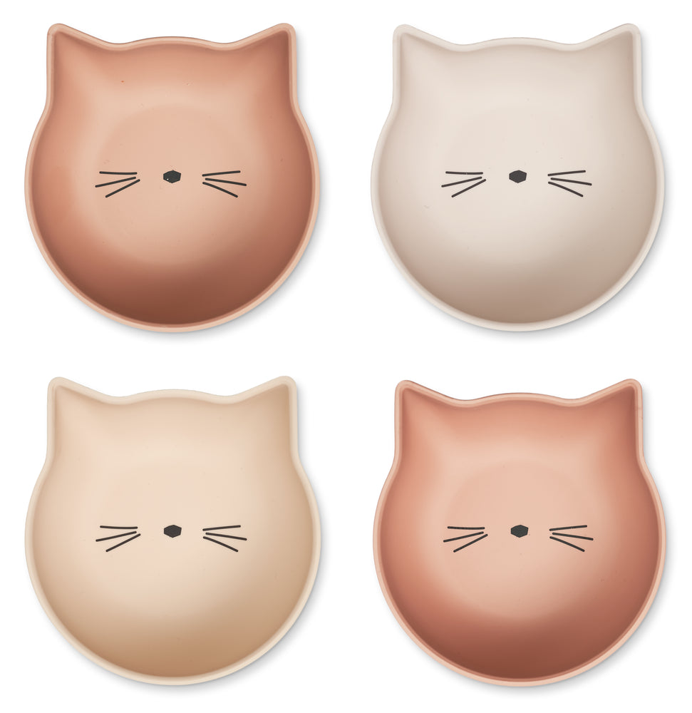 Liewood Filiz Snack Skåle 4 Pak - Tuscany Rose Multi Mix