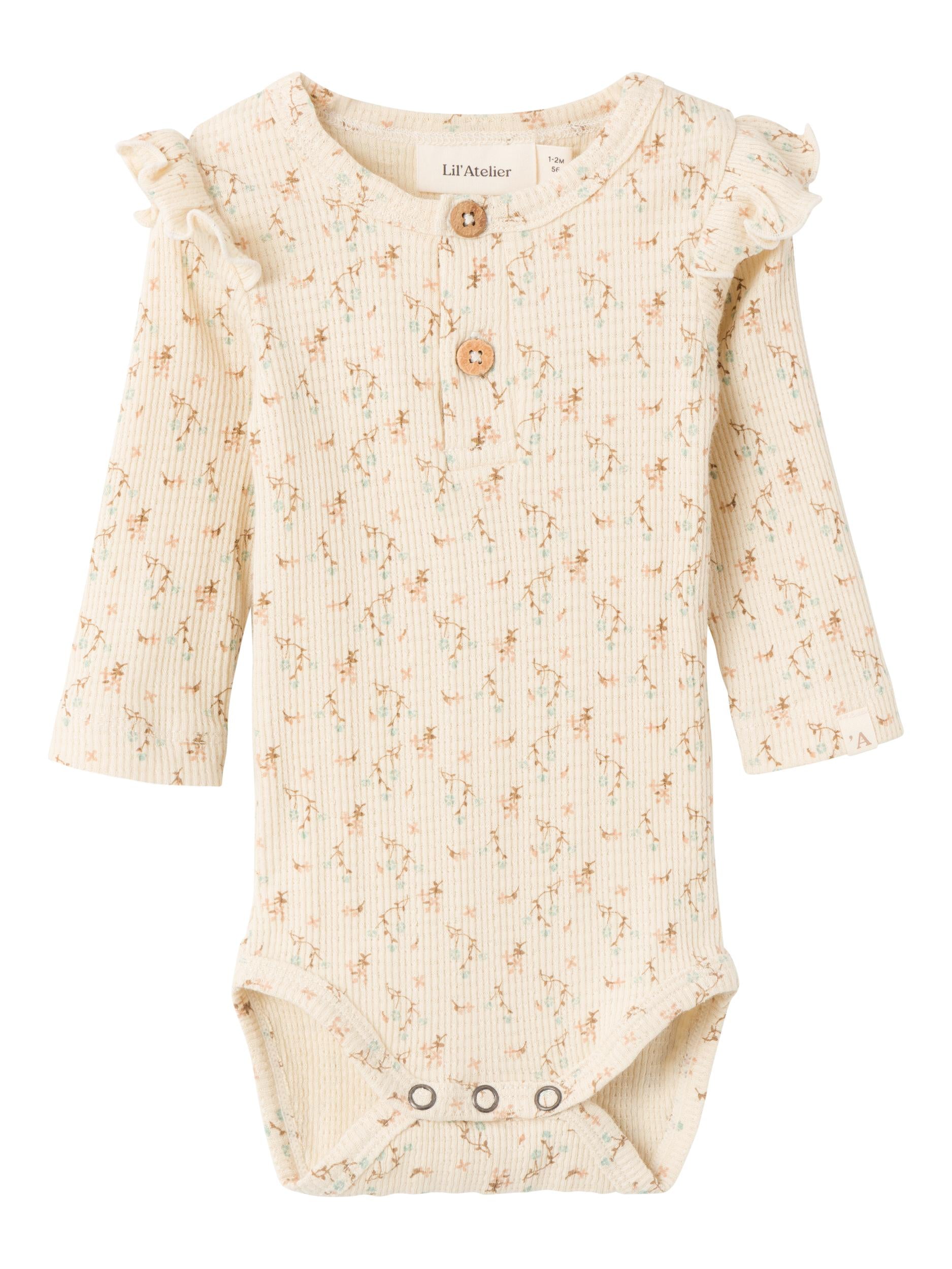 Lil Atelier Thida Slim Body - Fog - 56 Cm