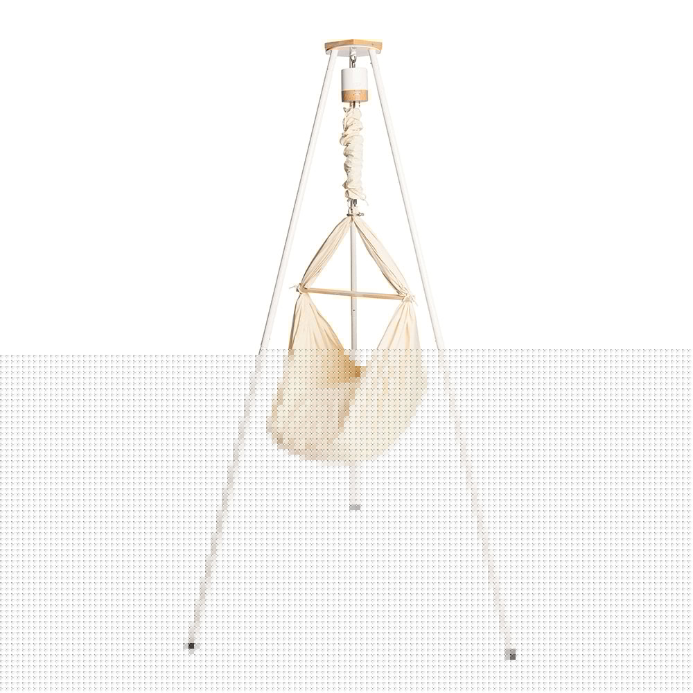 Babynohr -  Slyngevugge Med Motor - Bundle  Sampakke - Hvid - Nature White - Babynohrdk